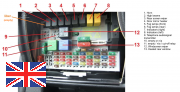 Relay diagram for Vauxhall Astra G/Zafira A